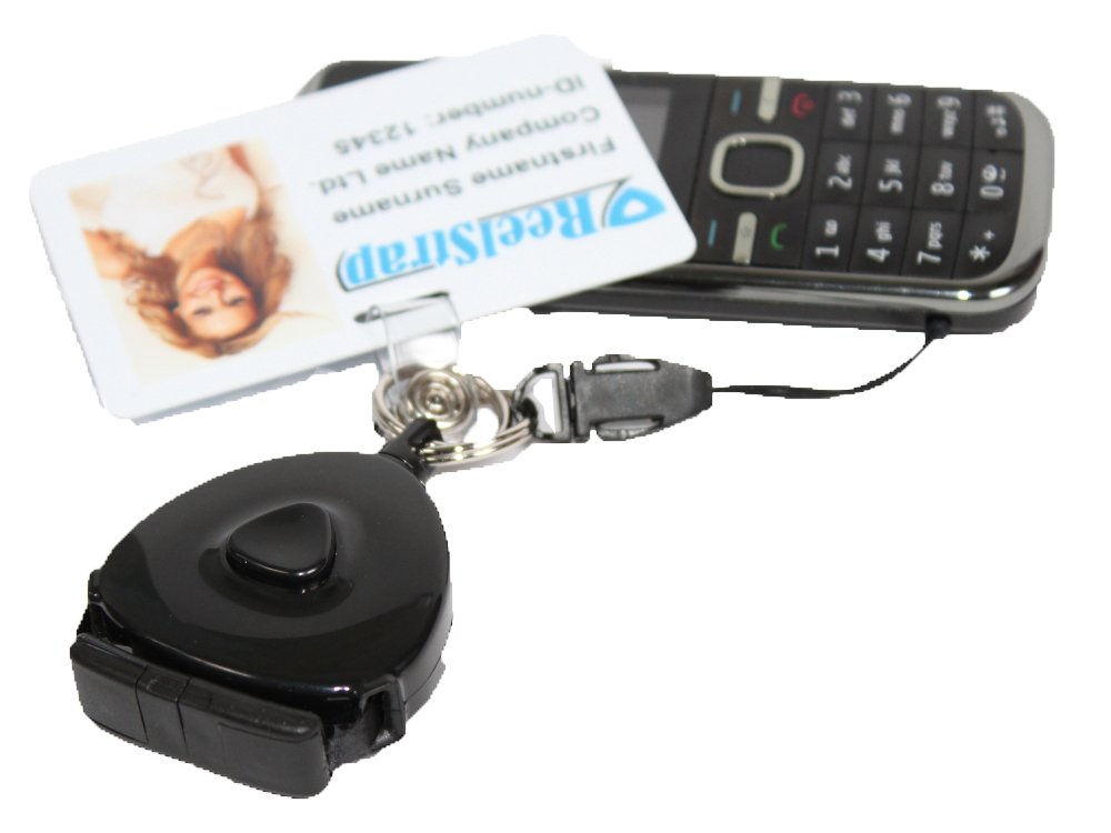 ReelStrap™ - Premium ID Badge Holder with Secure Clip - 25 Pack - Ideal for Work, Conferences & Events - Better Than Badge Reels & Retractable Lanyards