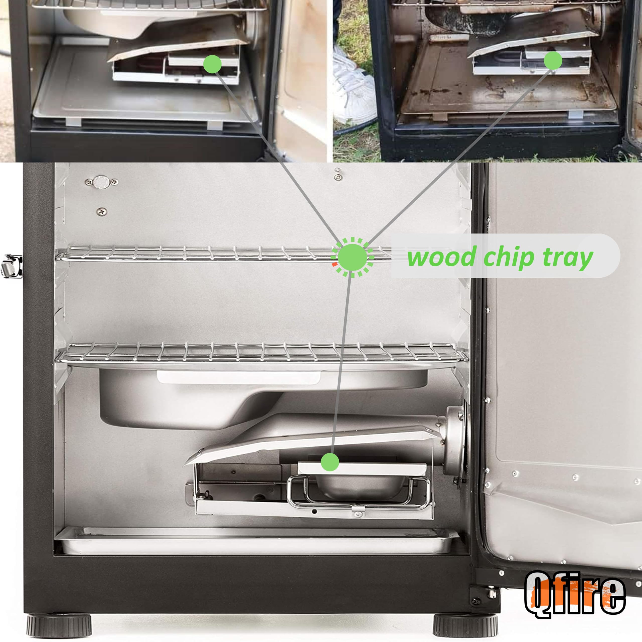 Replacement Wood Chip Tray for Masterbuilt 30