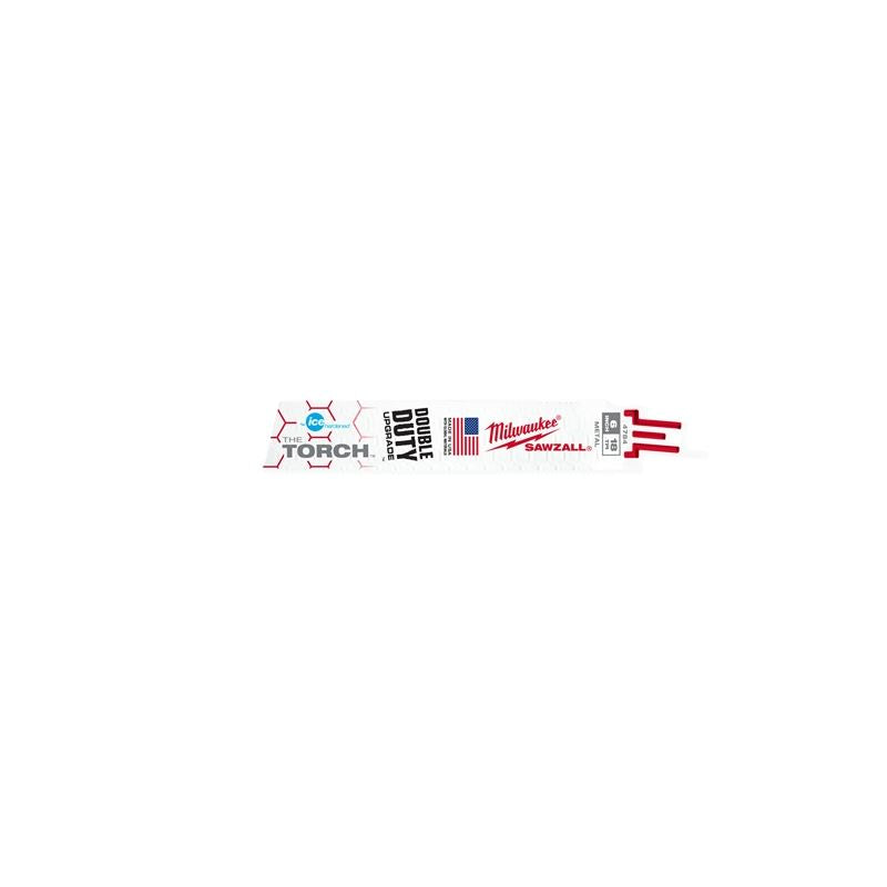 5-Pack 18 TPI Ice Hardened SAWZALL Blades 6-Inch for Metal Cutting | Heavy-Duty Demolition & Construction Tools | Perfect for HVAC, Plumbing & Renovation Projects