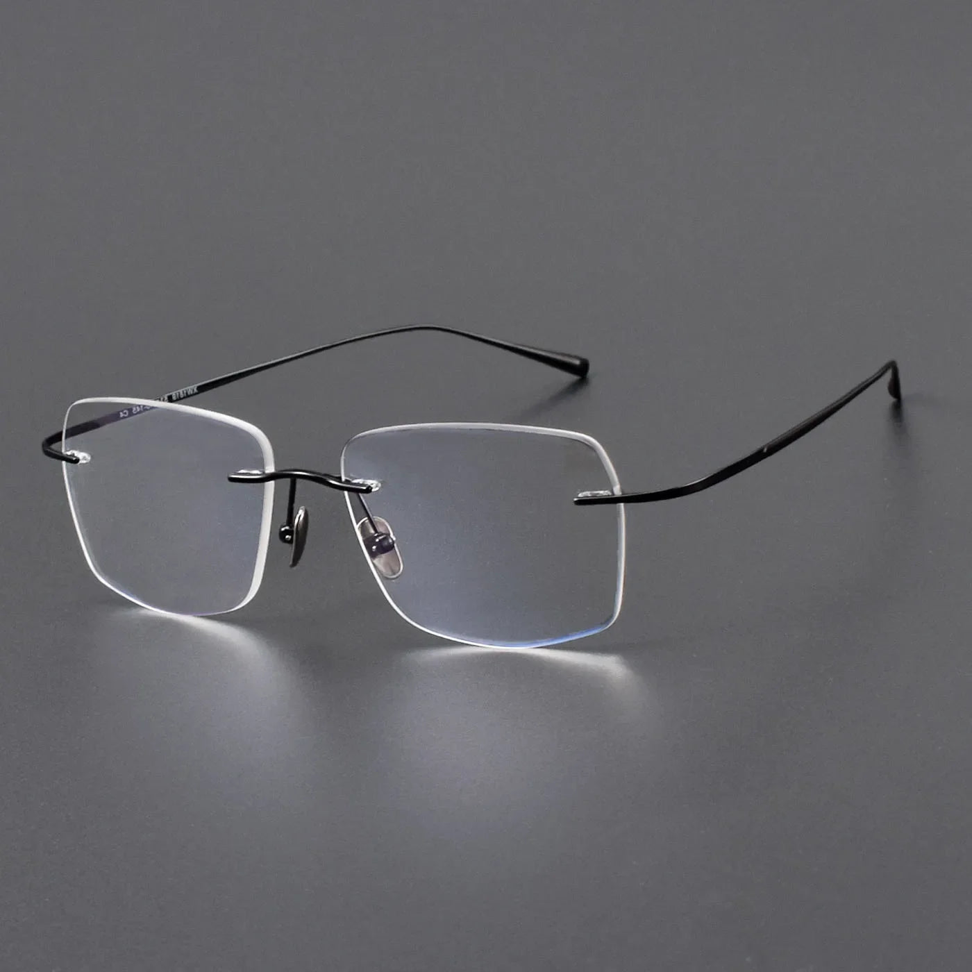 Aror Women's Rimless Irregular Square Titanium Eyeglasses 41819 - Lightweight & Durable Titanium Frame for Fashion & Reading Glasses - Perfect for Office, Driving, and Daily Wear