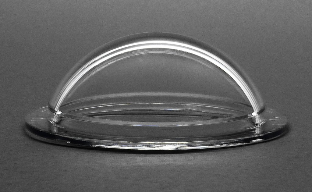 JMX 1.8 Inch Transparent Acrylic/PC CCTV Camera Dome Cover - Weatherproof Security Camera Housing for Outdoor Surveillance, Skylight Window Protection & Pet Dog Fence Monitoring (Ideal for Home, Office & Business Security Systems)