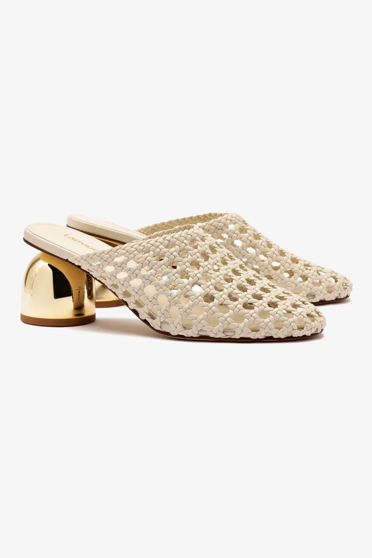 Dew Drop Macrame Mule Ivory Leather Sandals - Bohemian Summer Shoes for Women | Perfect for Beach, Vacation & Casual Outfits