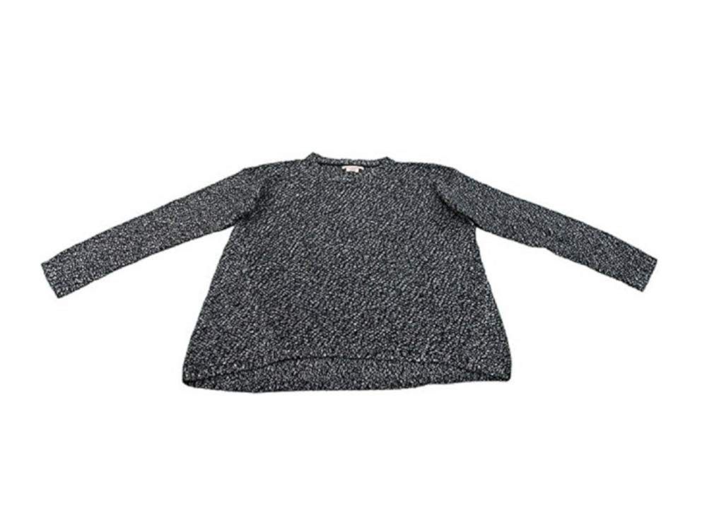 Philosophy Women's Long Sleeve Pullover Sweater - Blackbird/Ivory - Cozy Casual Wear for Fall & Winter | Perfect for Office, Dates & Everyday Outfits