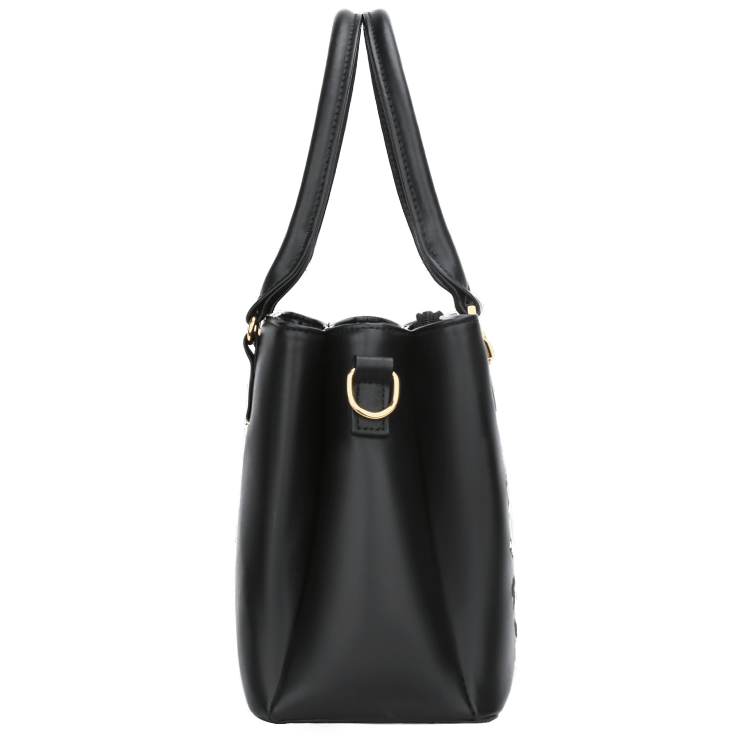 KKXIU Women's Leather Satchel Handbag - Stylish Crossbody Shoulder Bag with Zipper Pockets for Daily Use, Work & Travel
