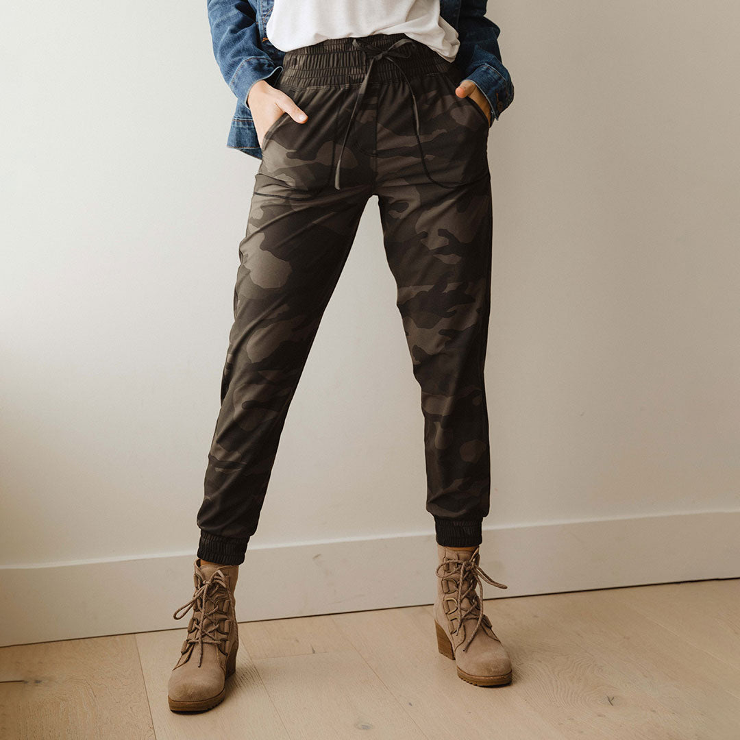 Camo Destination Joggers for Men - Comfortable Camouflage Casual Pants for Outdoor, Gym & Lounge Wear