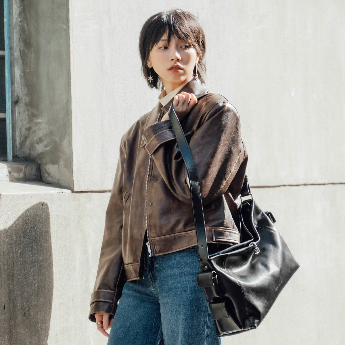 Marley Leather Hobo Bag - Stylish & Durable Women's Shoulder Purse for Work, Travel & Everyday Use