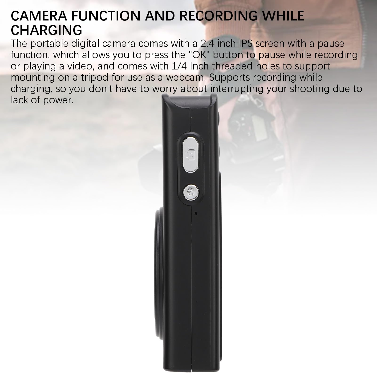 4K 68MP Digital Camera with 2.4