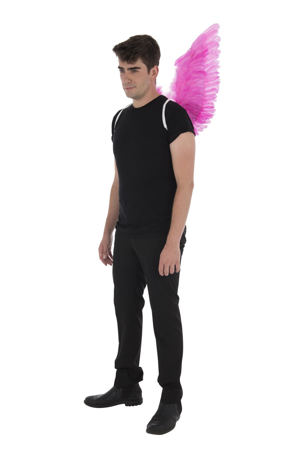 Zac's Alter Ego® Women's Angel Costume Wings - Large Feather Wings for Adults, One Size Fits Most, Vibrant Neon Pink - Perfect for Halloween, Cosplay, Costume Parties & Photo Shoots