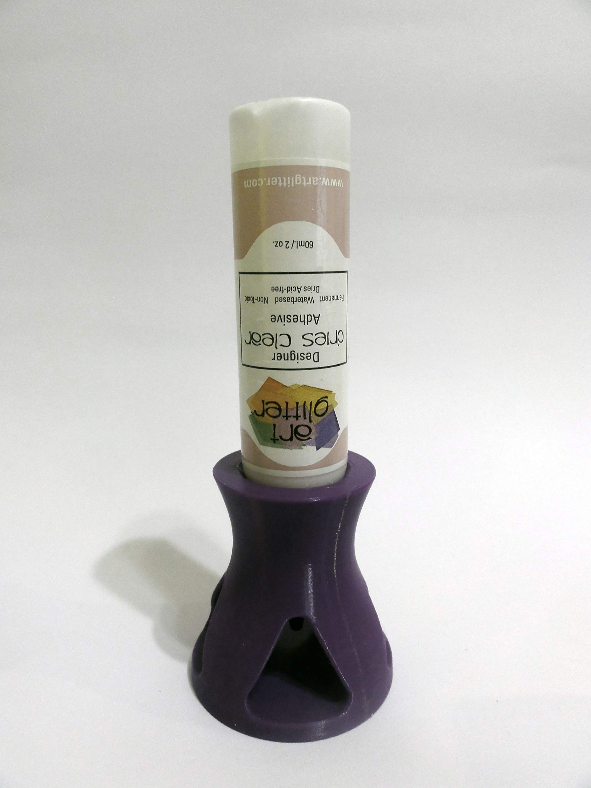 Purple Glue Stand Holder for Squeeze Bottles - Perfect for Crafts, DIY Projects & Artwork