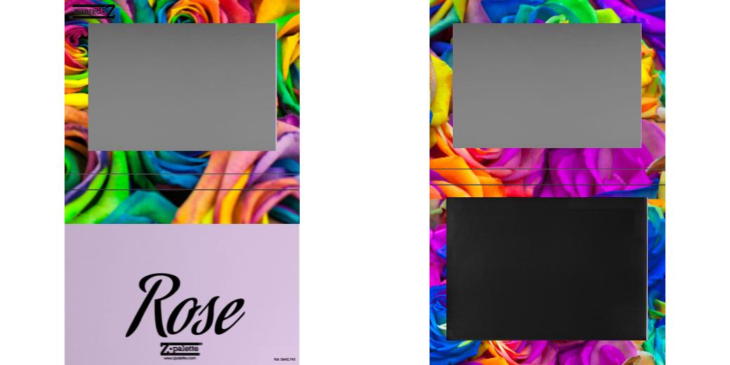 Custom Extra Large Magnetic Z Palette for Makeup Artists - Perfect for Eyeshadows, Blushes & Travel Makeup Organization