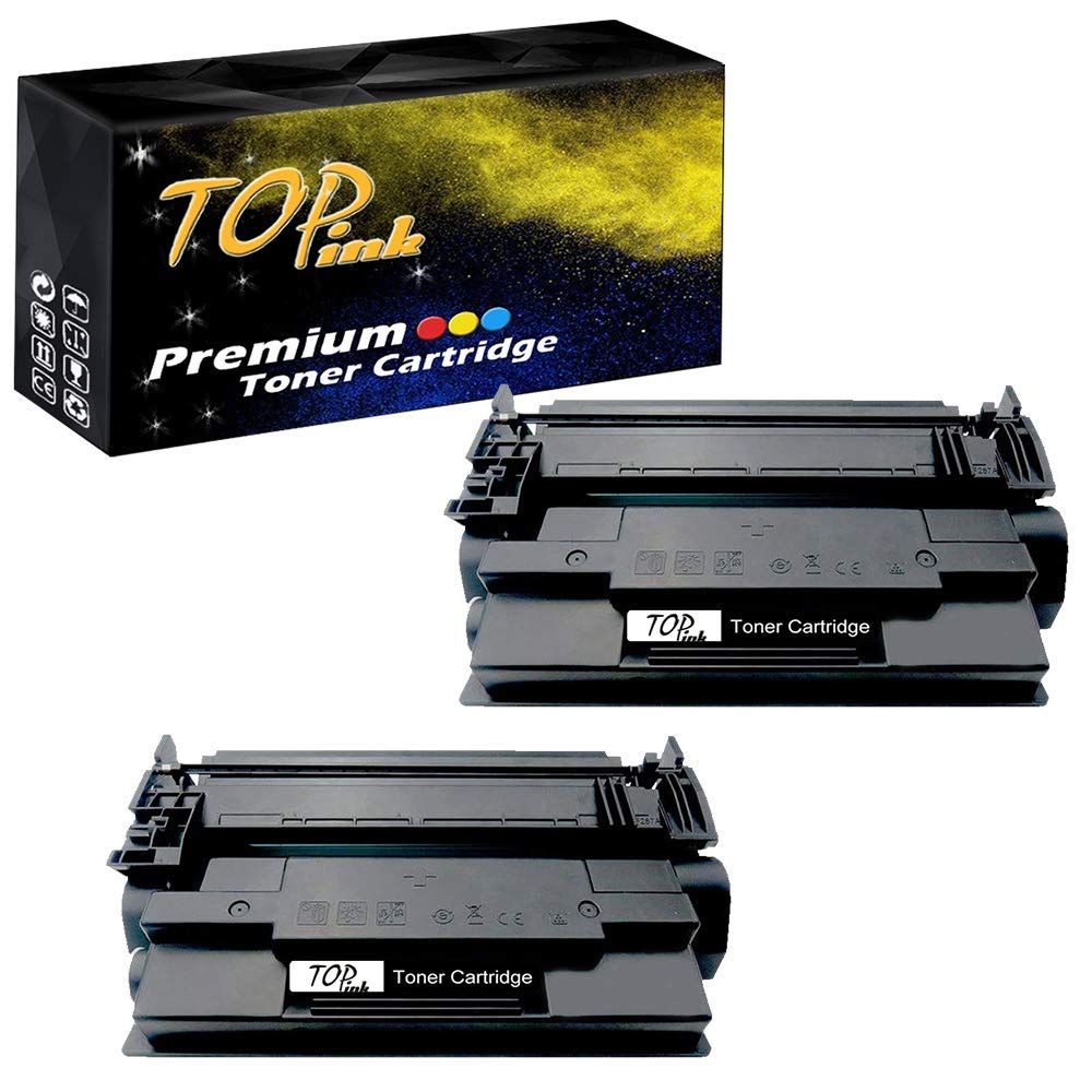 TopInk F2A69A Toner Cartridge Replacement for HP LaserJet Enterprise M506dn Printer - 2 Pack | High Yield Printing for Office & Home Use | Compatible with HP M506 Series Printers