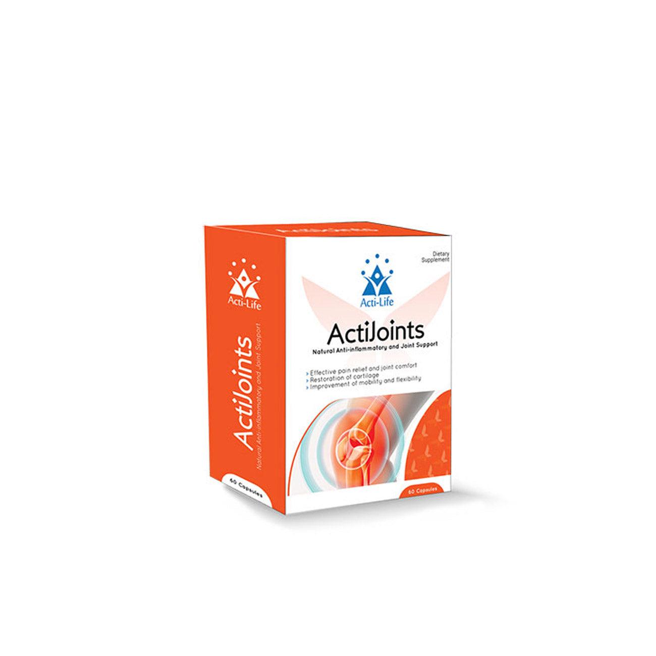 ActiJoints - Premium Joint Support Supplement for Pain Relief & Mobility - Supports Healthy Joints & Cartilage - Ideal for Athletes, Seniors & Active Lifestyles