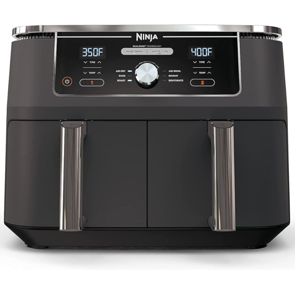 Ninja Foodi 10 Quart 6-in-1 DualZone XL 2 Basket Air Fryer (AD350CO) - Large Capacity Air Fryer for Family Cooking, Healthy Meals & Party Snacks