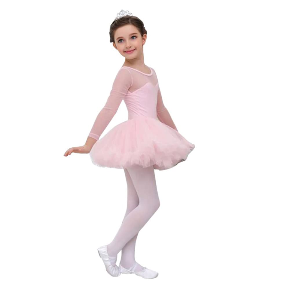 Girls Ballet Dance Outfit - Long Sleeve Leotard with Tutu Skirt for Ballet, Gymnastics & Performance | Perfect for Recitals, Dance Classes & Special Occasions