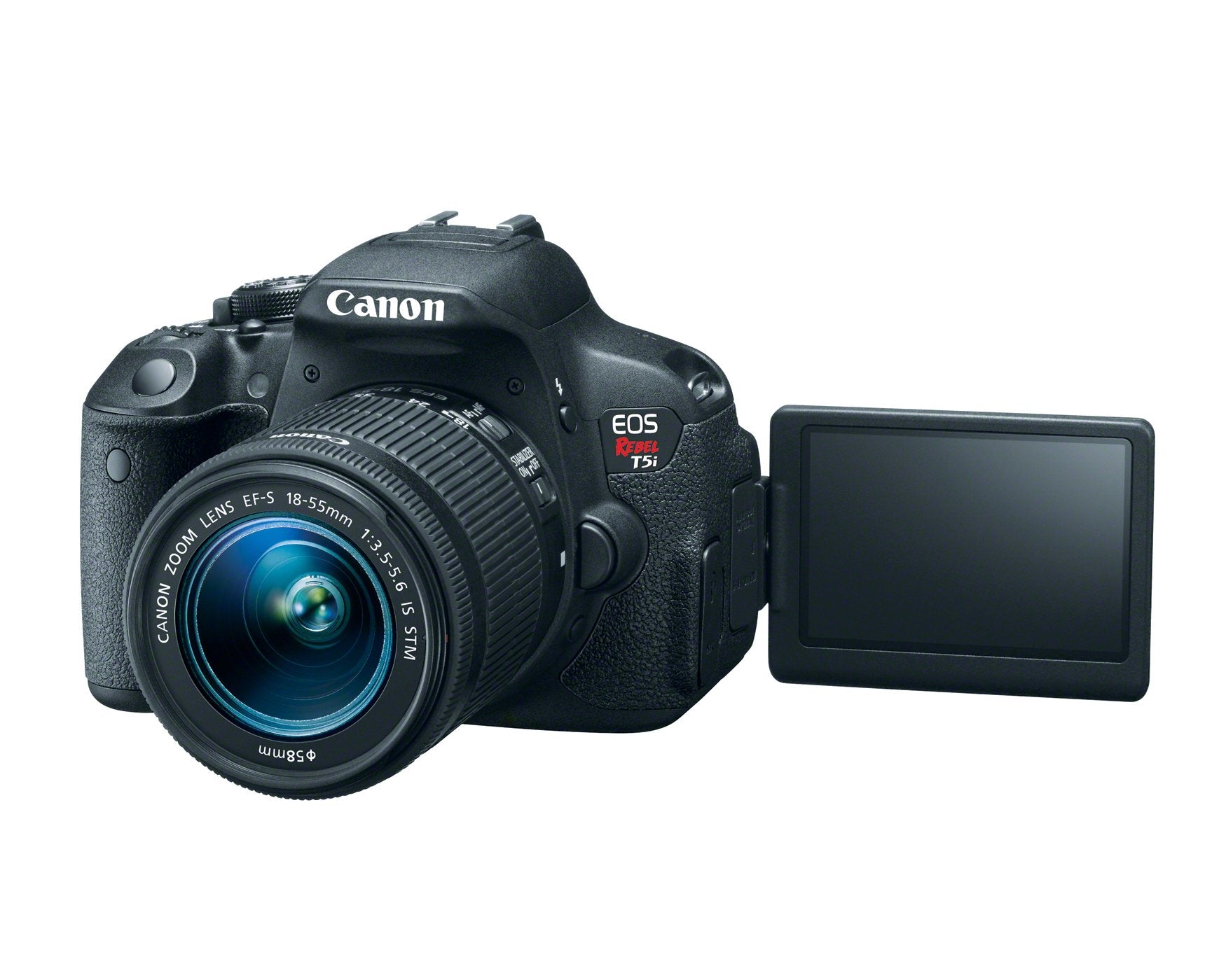 Canon EOS Rebel T5i DSLR Camera with 18-55mm Lens Kit - Professional Photography for Beginners, Travel & Family Portraits