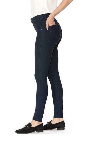 HUE Ultra Soft Fleece Lined Denim Leggings for Women - Stretchy Comfortable Winter Pants (Size Small) - Perfect for Cold Weather, Lounging & Casual Outfits