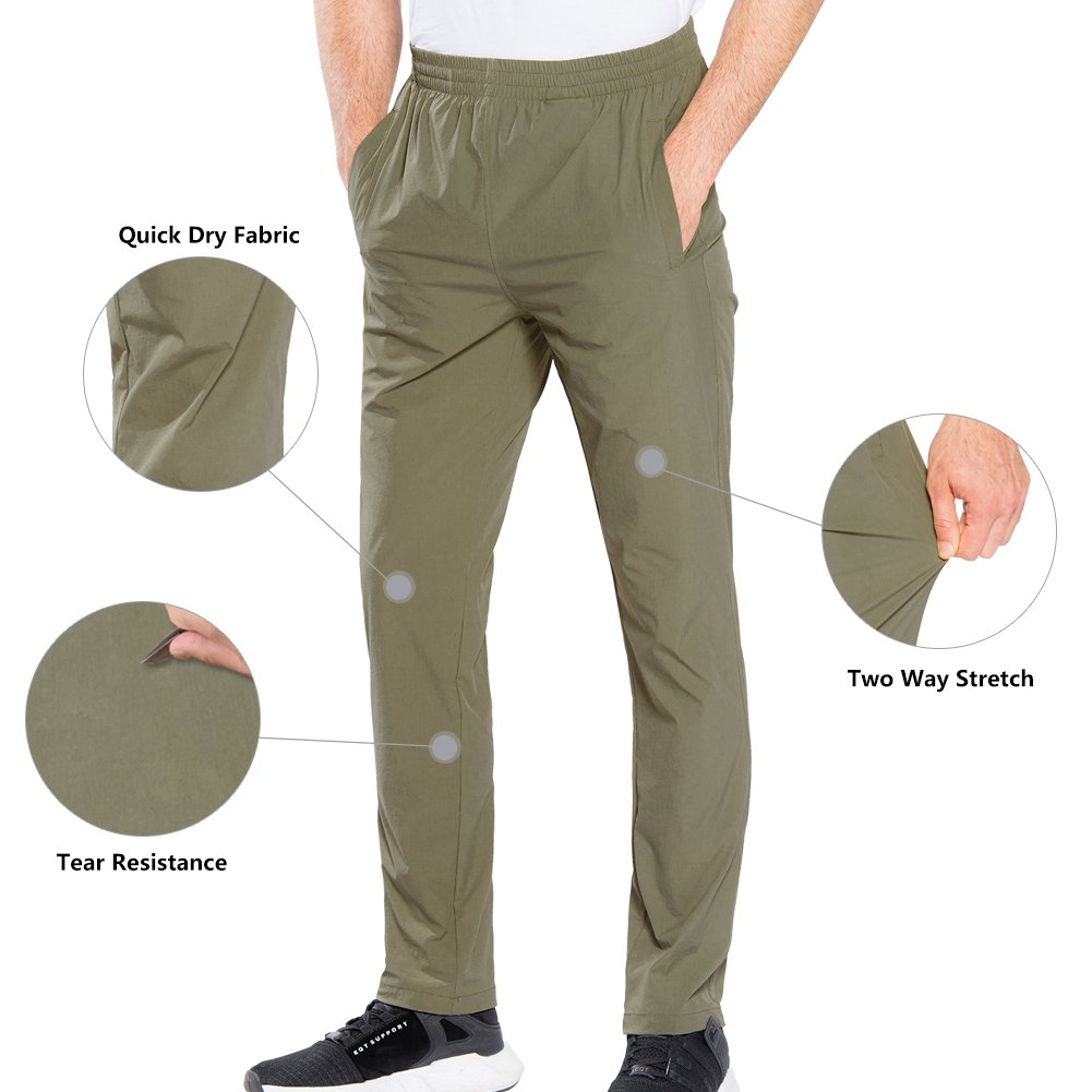 Men's Quick-Dry Water-Resistant Lightweight Cargo Pants for Hiking, Fishing & Outdoor Work - Durable & Comfortable for Mountain Adventures & Active Lifestyles
