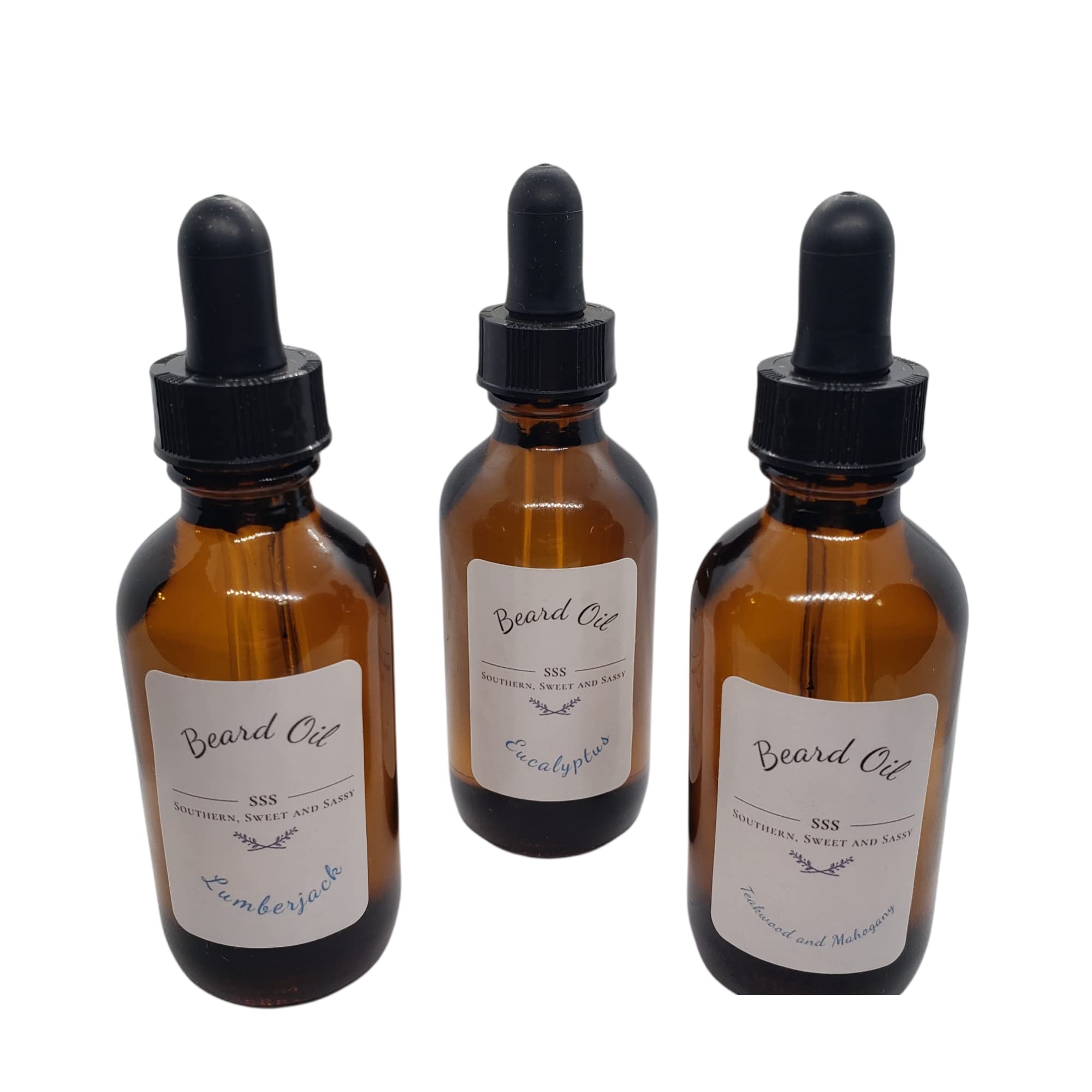 Natural Eucalyptus Beard Oil for Men - Moisturizing & Conditioning Beard Growth Oil - Perfect for Daily Grooming & Styling