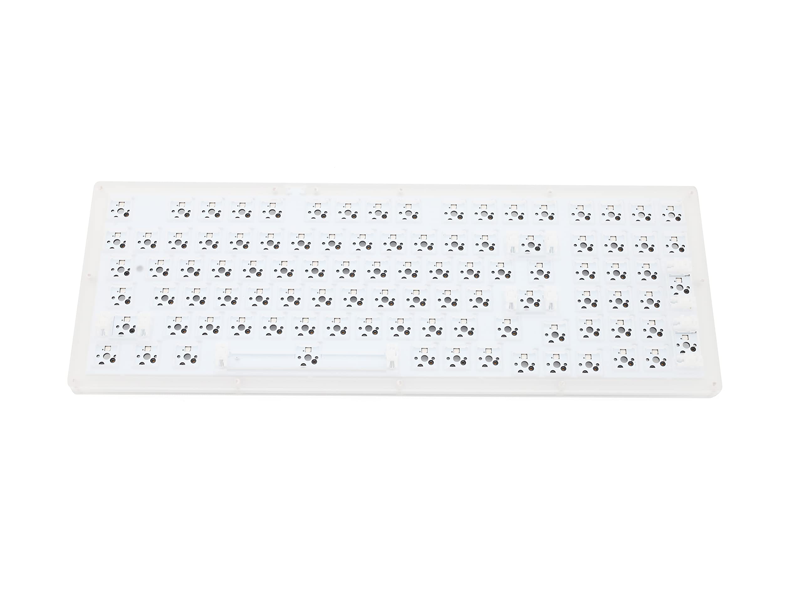 Feker Machinic 02 980 Hot Swappable Mechanical Keyboard Kit - RGB Backlit, Gateron Blue Switches, Type-C PCB Case - Perfect for Gaming, Coding & Office Work