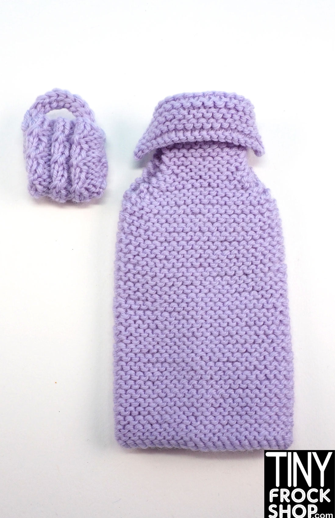 12 Fashion Doll Claudia Dress with Bag by Knits4Dolls - Elegant Outfit for 18