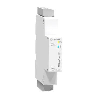 Millennium Slim CB8S8 - 8 I/O Programmable Controller with 2 Convertible Digital/Analog/High-Speed Inputs, 2 Convertible Digital/Analog/PWM Outputs, 4 Static/PWM Outputs, 24VDC Power Supply, Bluetooth Connectivity, Virtual Display & Data Logger - Free Software Included for Industrial Automation & Smart Home Applications
