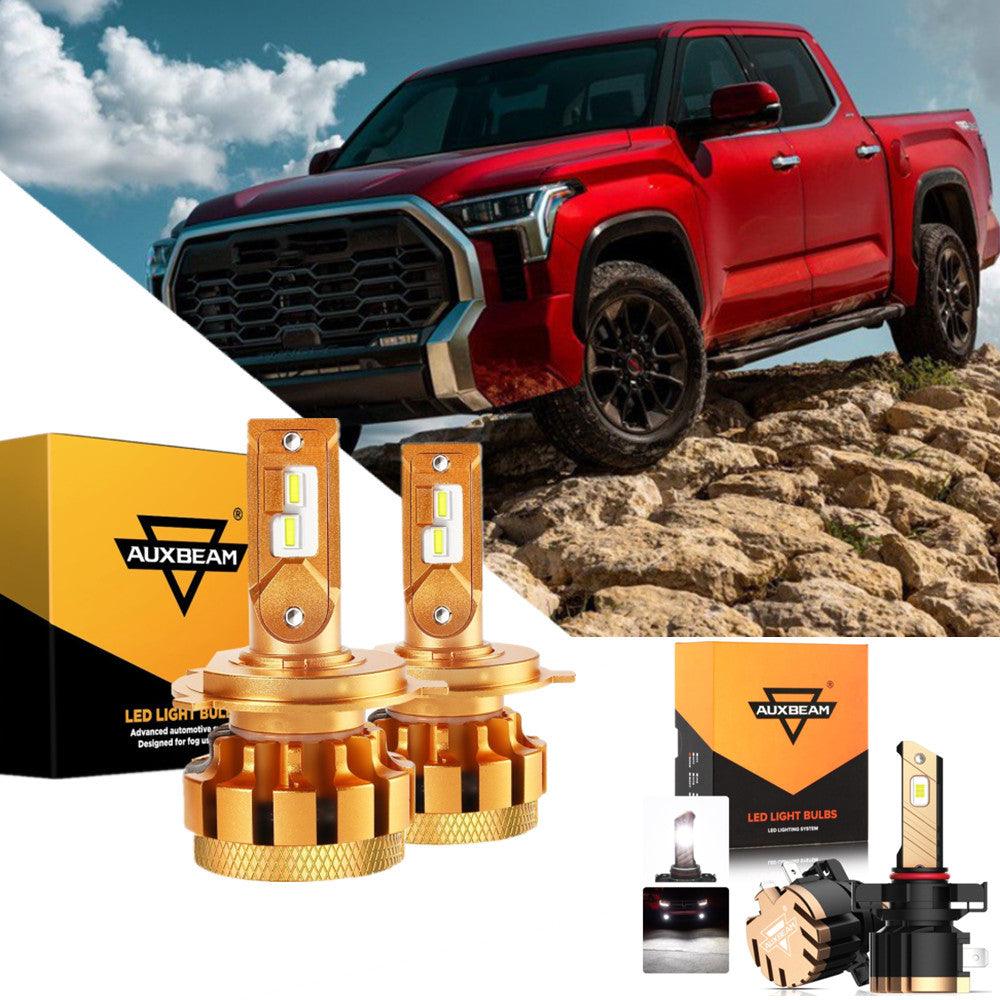2014-2020 Toyota Tundra LED Headlight Bulbs - 14000LM High/Low Beam with Built-in CANBUS - Automotive Grade Lighting for Night Driving & Off-Road Adventures