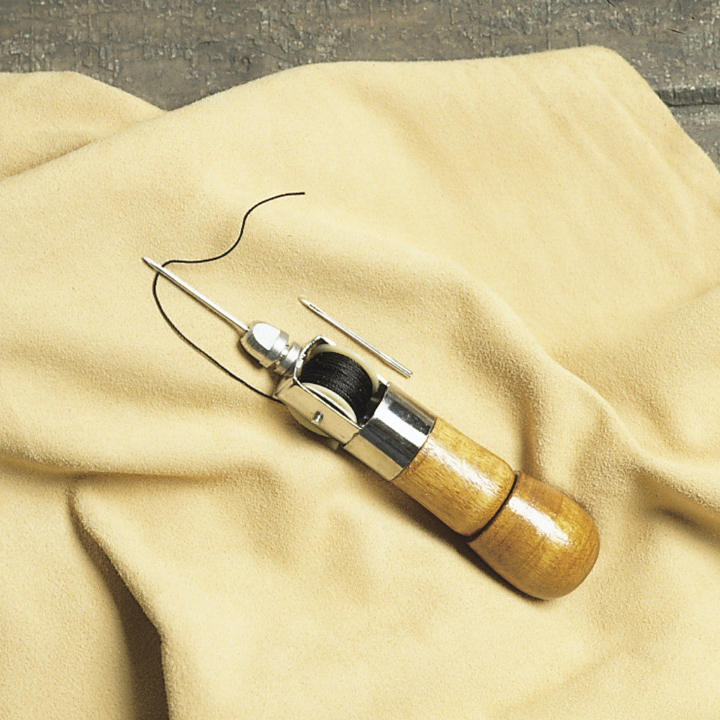 Speedy Stitcher Sewing Awl - Heavy Duty Hand Stitching Tool for Leather, Canvas & Fabric Repair - Perfect for DIY, Upholstery & Outdoor Gear Maintenance