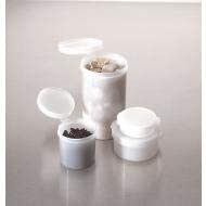 Dynalon 0.5 oz Wide Mouth Polyethylene Sample Containers - Pack of 100 (226254-0050) for Lab, Science Experiments & Storage
