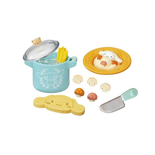 Sanrio Cinnamoroll Miniature Kitchen Set - Re-Ment Dollhouse Furniture for Collectors & DIY Scenes | Perfect for Home Decor, Gift Giving & Kawaii Room Displays
