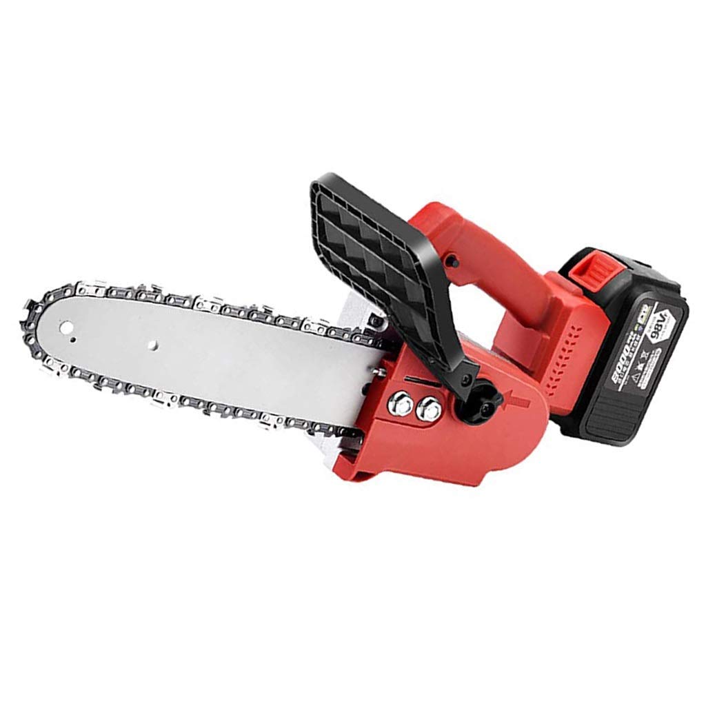 Cordless Electric Chainsaw with Lithium Battery - Lightweight & Portable for Tree Pruning, Orchard Work & Household Use | Perfect for DIY Projects, Landscaping & Small Wood Cutting