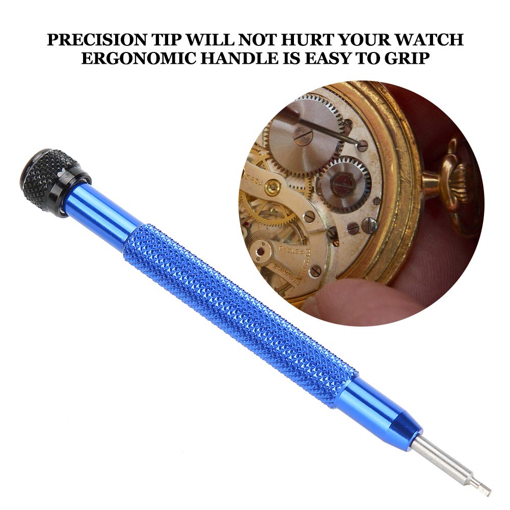 Hex Socket Screwdriver Set for Watch Repair - Professional Watchband Screwdriver Tool Kit for Watchmakers & Jewelry Crafts - Perfect for Watch Maintenance, Bracelet Adjustments & Precision Crafting