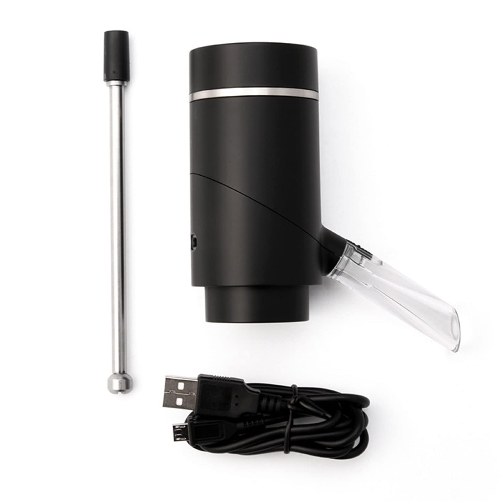 Premium Electric Wine Aerator & Decanter - Fast Oxidation No Drip Wine Dispenser Pump, Rechargeable & Washable - Perfect Gift for Wine Lovers | Ideal for Home Bars, Dinner Parties & Wine Tasting Events
