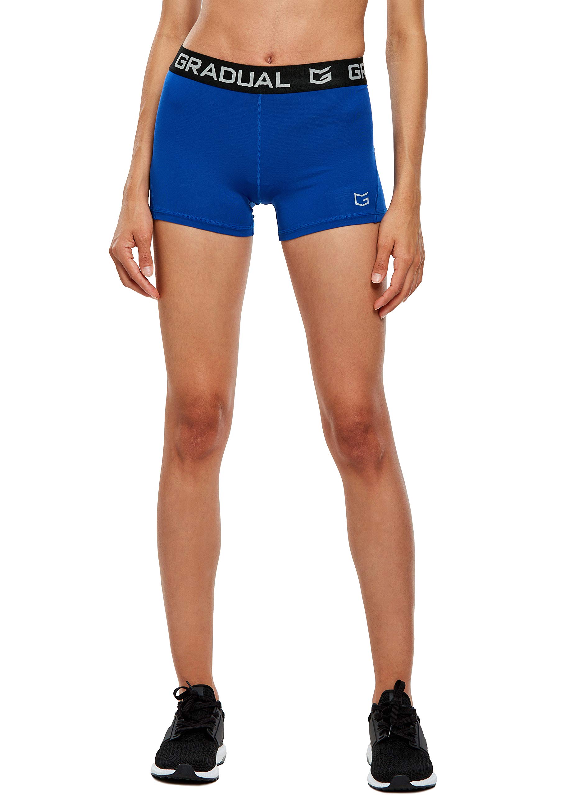 Best Women's Spandex Compression Volleyball Shorts - 3