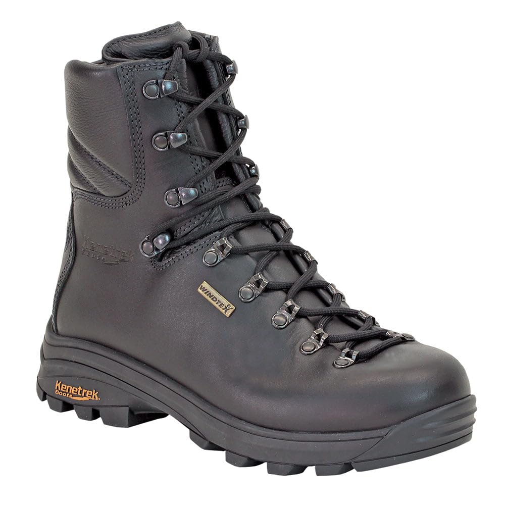 Kenetrek Hard Tactical Non-Insulated Black Duty Boots for Men - Waterproof Hiking & Military Work Boots for Outdoor, Hunting, and Law Enforcement Activities