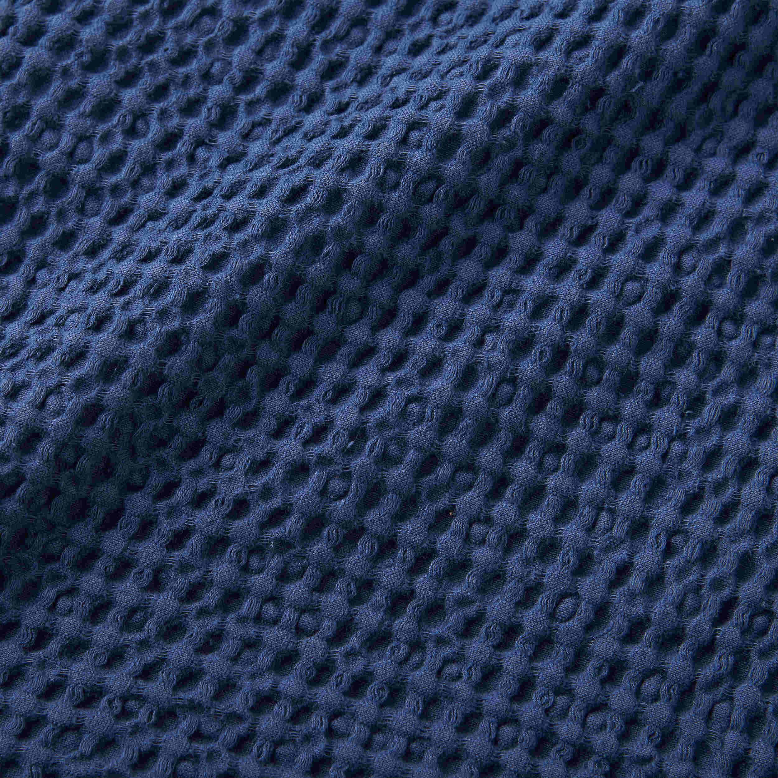 Pineapple Elephant Jaipur Chunky Waffle Throw Blanket - Soft Navy Blue Cozy Knit Afghan for Couch, Bed & Sofa - Perfect for Winter Warmth, Home Decor & Gift Giving