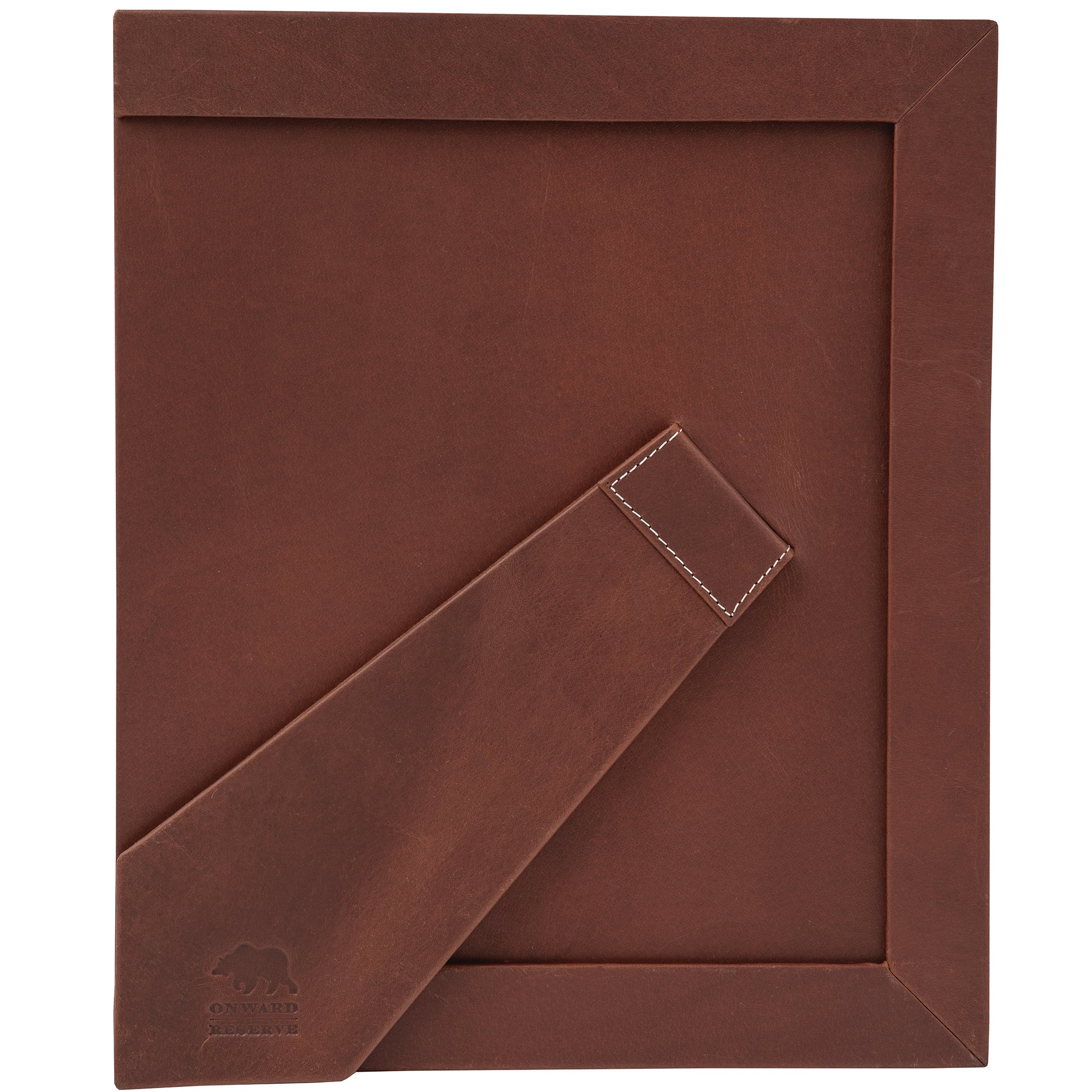 8x10 Leather Picture Frame - Tobacco Brown - Elegant Display for Photos, Artwork & Certificates - Perfect for Home, Office & Gift Giving