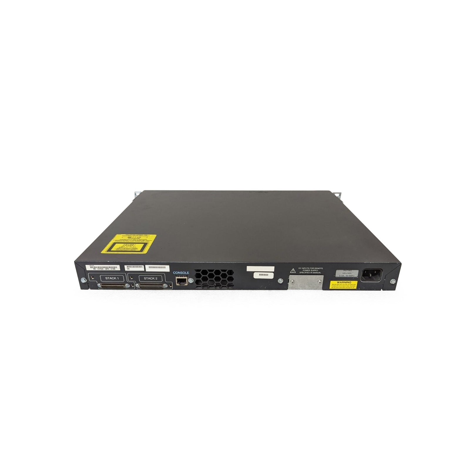 Cisco WS-C3750G-48PS-S 48-Port Gigabit PoE Layer 3 Switch | Network Switch for Business & Enterprise | Ideal for Office Networking, Data Centers & VoIP Systems