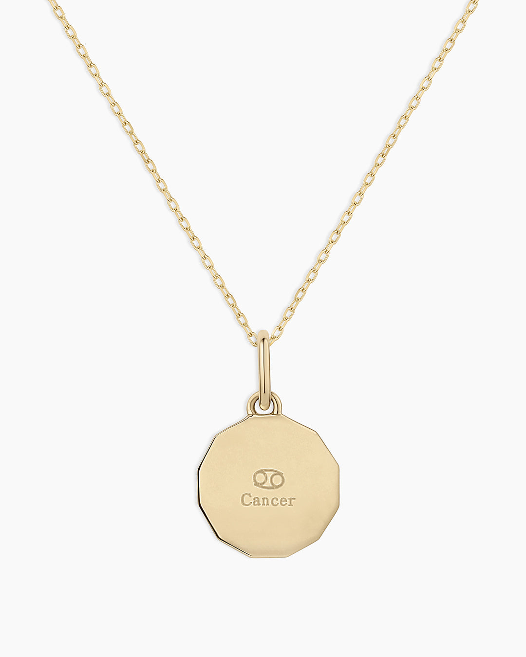 12 Zodiac Diamond Coin Charm Necklace - Elegant Gold Pendant for Women - Perfect for Birthdays, Anniversaries & Gifts