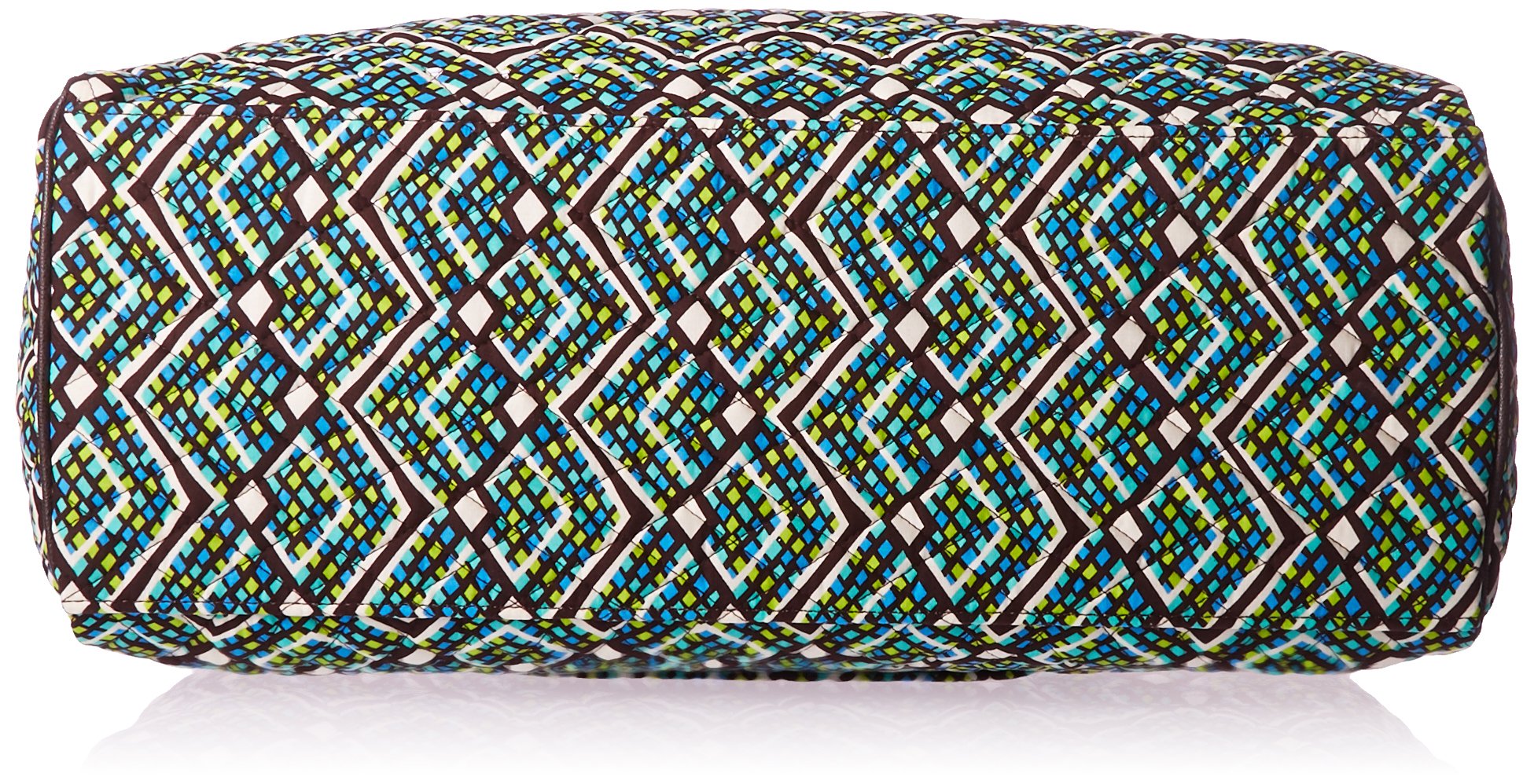 Vera Bradley Women's Cotton Triple Compartment Travel Bag - Lightweight Carry-On Tote for Work, Gym & Weekend Getaways | Spacious Organizer with Pockets | Perfect for Business Trips, Beach Vacations & Daily Commute