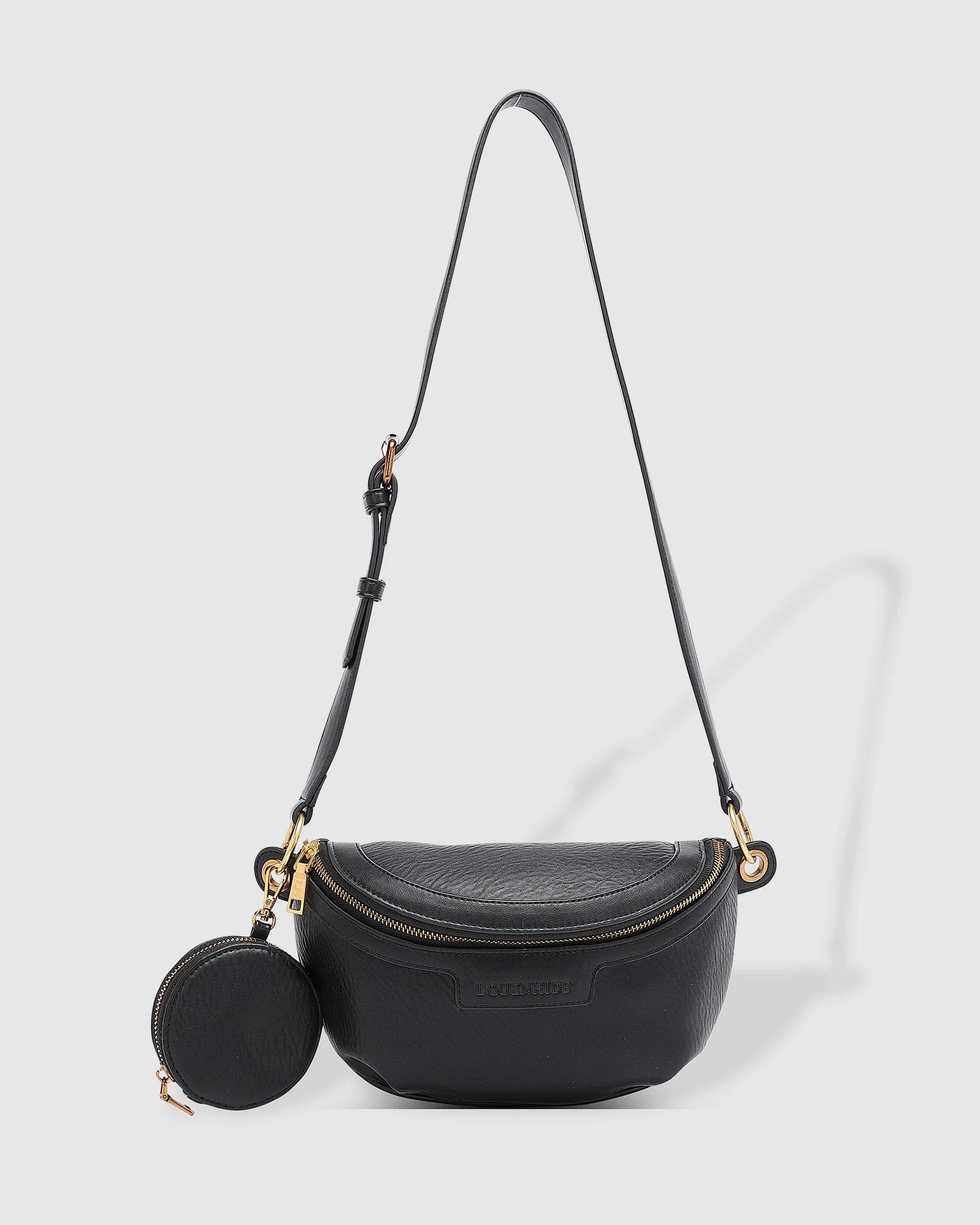 Joey Sling Bag for Men & Women - Crossbody Chest Shoulder Bag - Lightweight & Waterproof - Perfect for Travel, Hiking & Everyday Use - Black