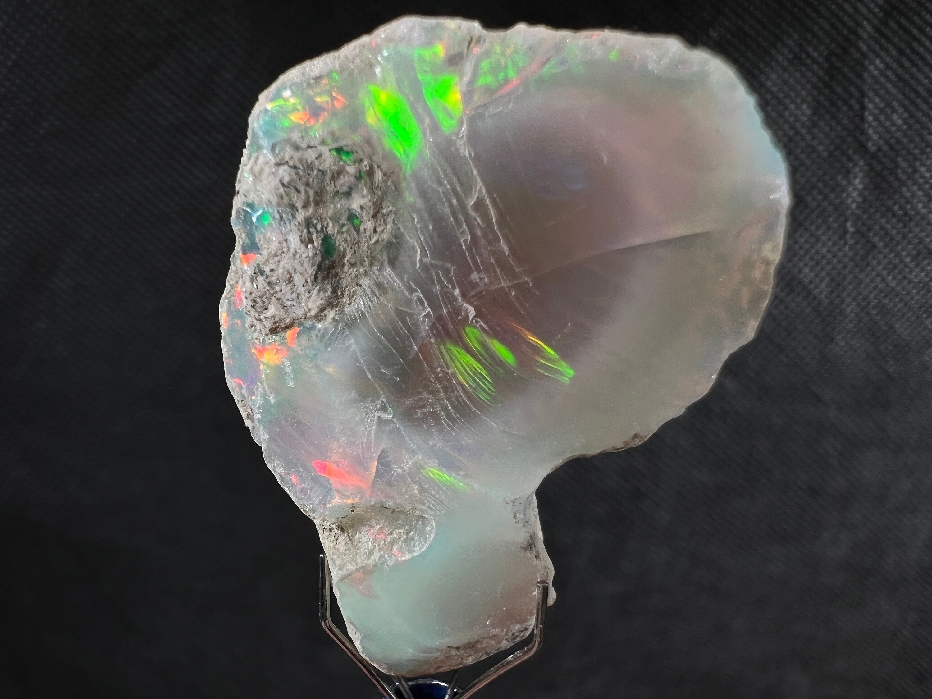 Premium 4A+ Welo Opal Raw Crystal - Certified Cutting Grade Opal for Jewelry Making (50626) - Ideal for Rings, Pendants & Handcrafted Gemstone Creations