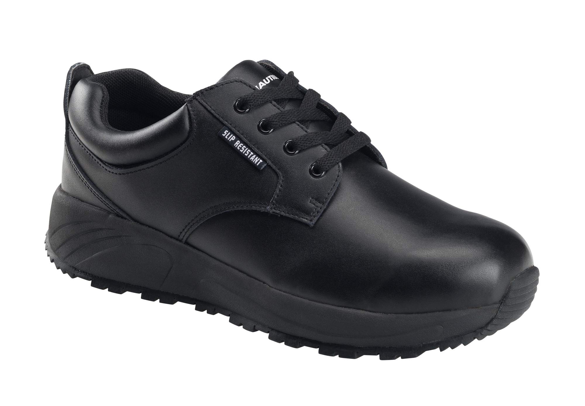 Nautilus Safety Footwear Women's Skidbuster Non-Slip Work Shoes - Comfortable Steel Toe Oxfords for Construction, Warehouse & Industrial Work