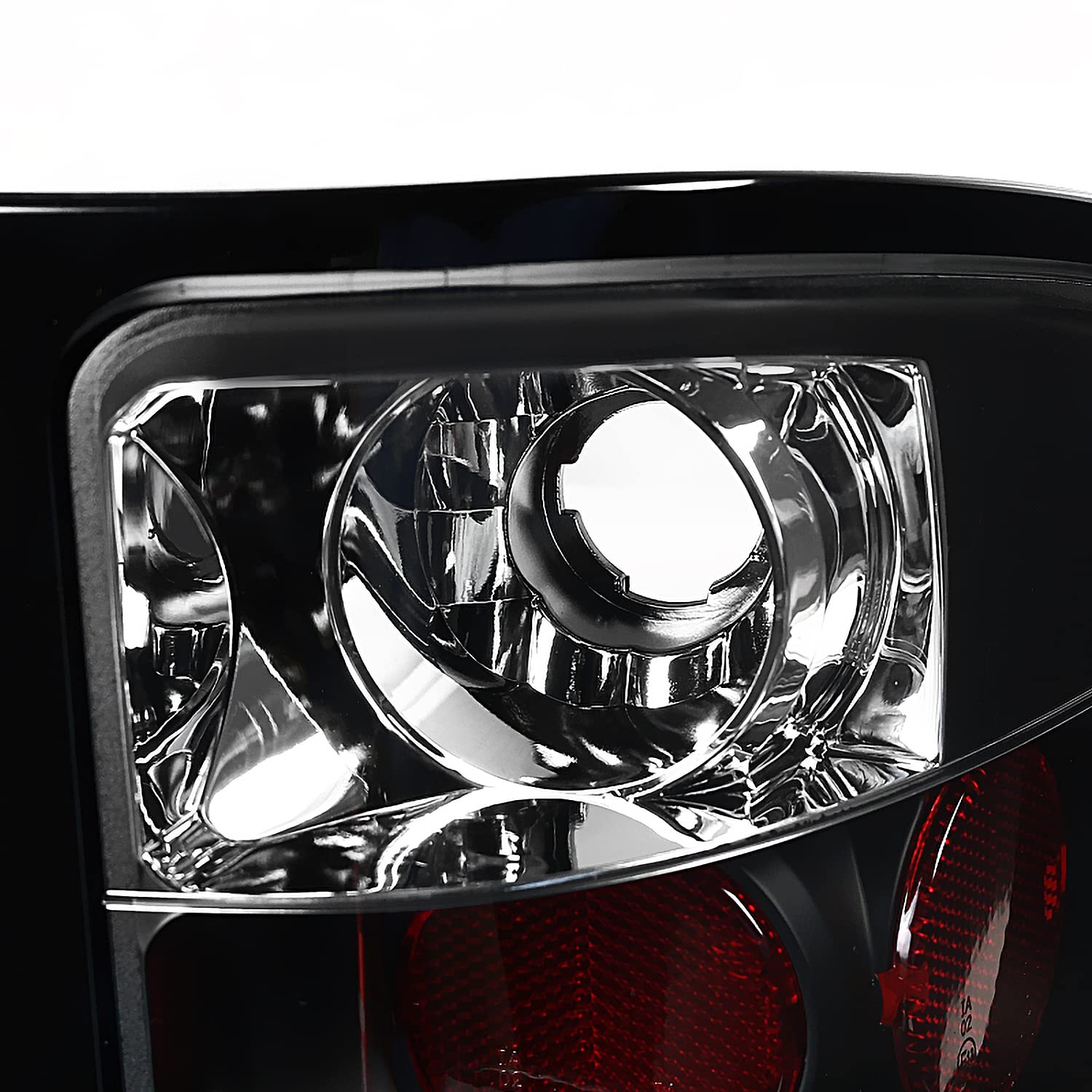 Spec-D Tuning Black LED Tail Lights for 2007-2013 Chevy Silverado 1500/2500HD/3500HD - Left & Right Pair Assembly - Enhanced Visibility & Style for Night Driving & Custom Truck Upgrades
