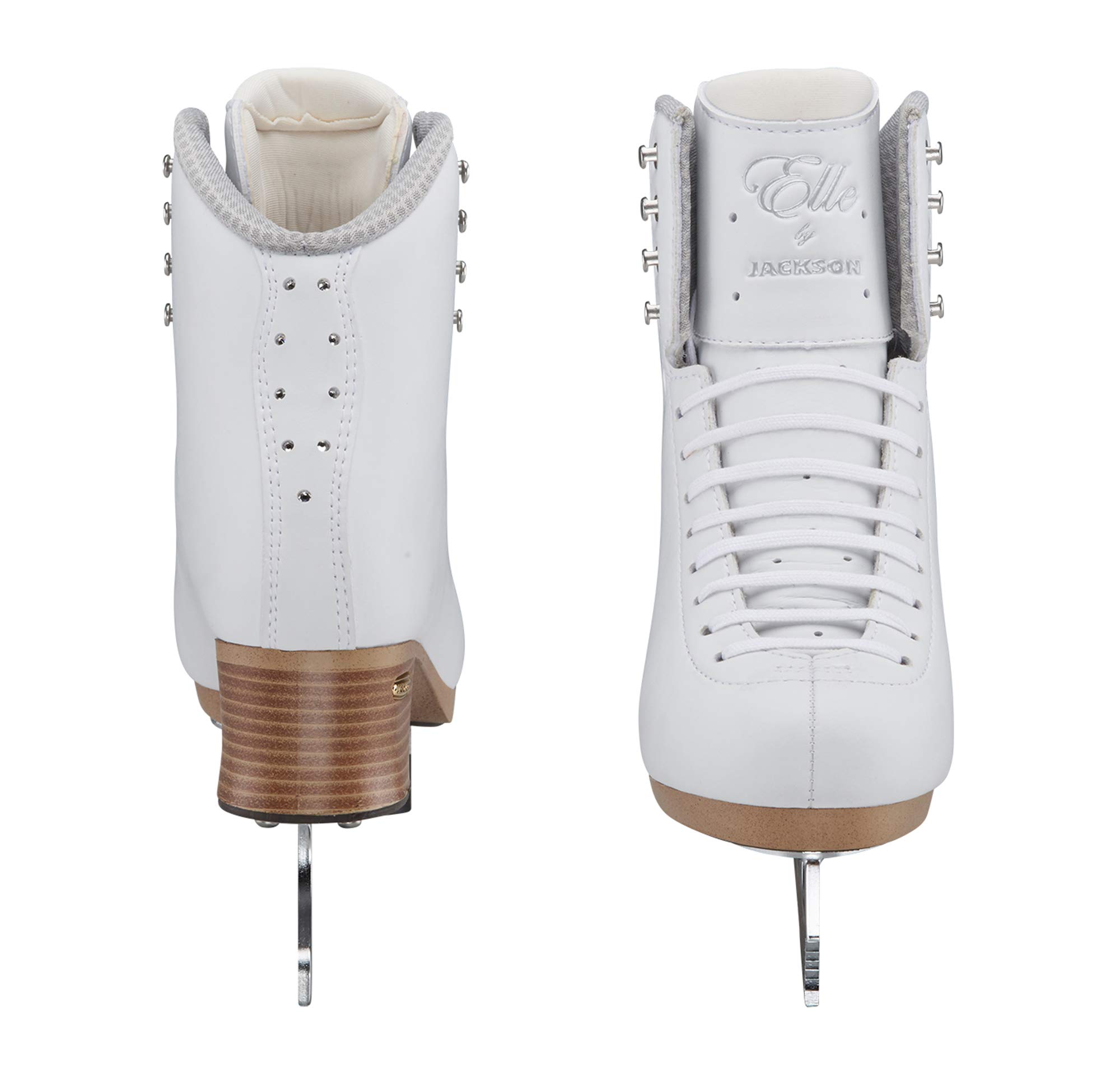 Jackson Ultima Fusion Elle with Mirage Blade FS2131 Girls Figure Ice Skates - Medium Width (M/R) - Kids Size 3 - Perfect for Ice Dancing, Competitions & Recreational Skating