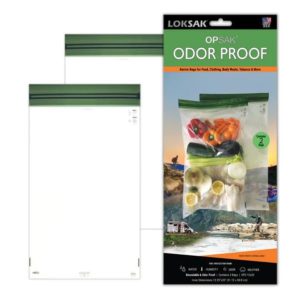 LOKSAK OPSAK Odor Proof Bags - Waterproof, Airtight Storage for Food, Cannabis & Outdoor Gear | Perfect for Camping, Hiking & Travel