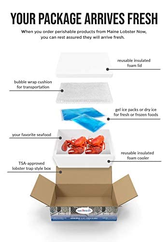Fresh Maine Lobster Delivered Live - Premium Surf & Turf Dinner for Special Occasions & Romantic Date Nights