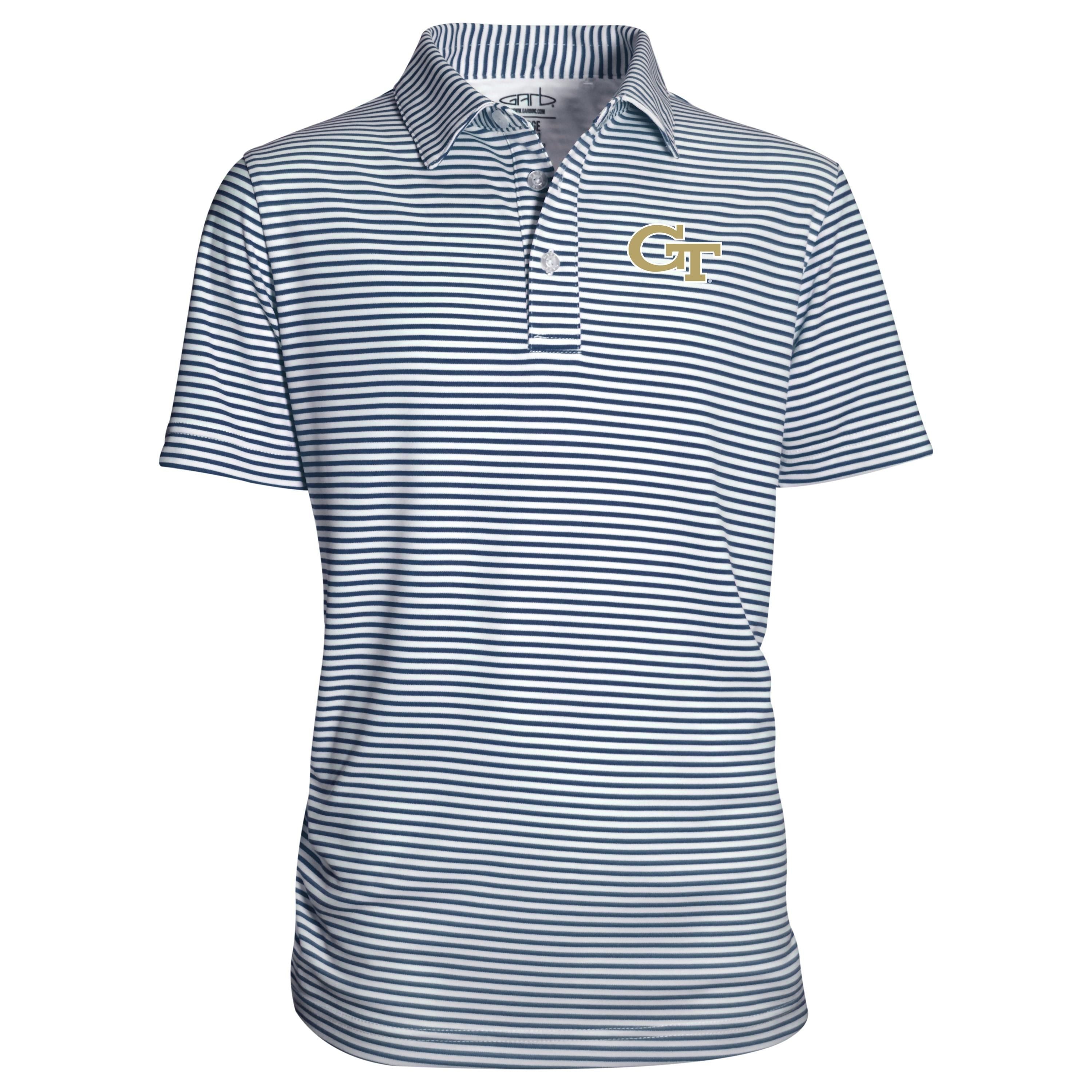 Georgia Tech Yellowjackets Youth Boys' Polo Shirt - Comfortable Cotton Jersey for School, Sports & Fan Events - Perfect for Game Day, Spirit Week & Campus Wear