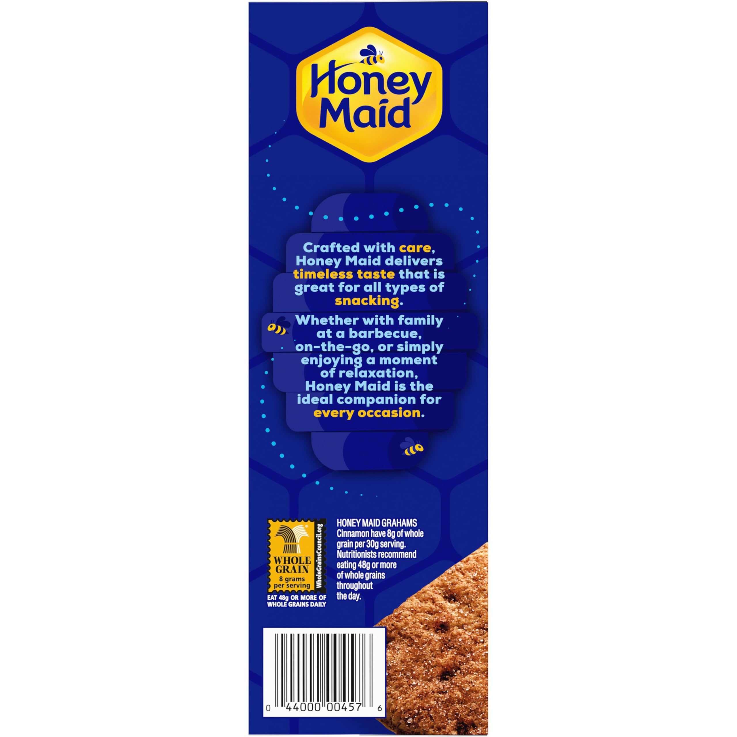 Honey Maid Cinnamon Graham Crackers - 12 Pack (14.4 oz Each) | Bulk Snacks for School Lunch, Office, Parties & Camping | Crunchy Cinnamon Flavored Cookies for Kids & Adults
