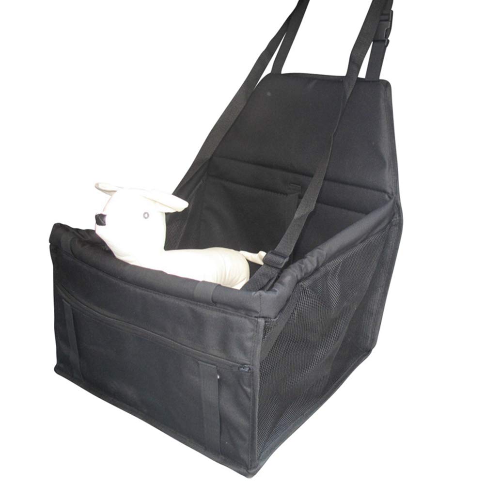 **Breathable Mesh Pet Car Seat Booster for Small Dogs & Cats - Double Layer Waterproof & Anti-Collapse Design - Perfect for Travel, Road Trips & Outdoor Adventures**