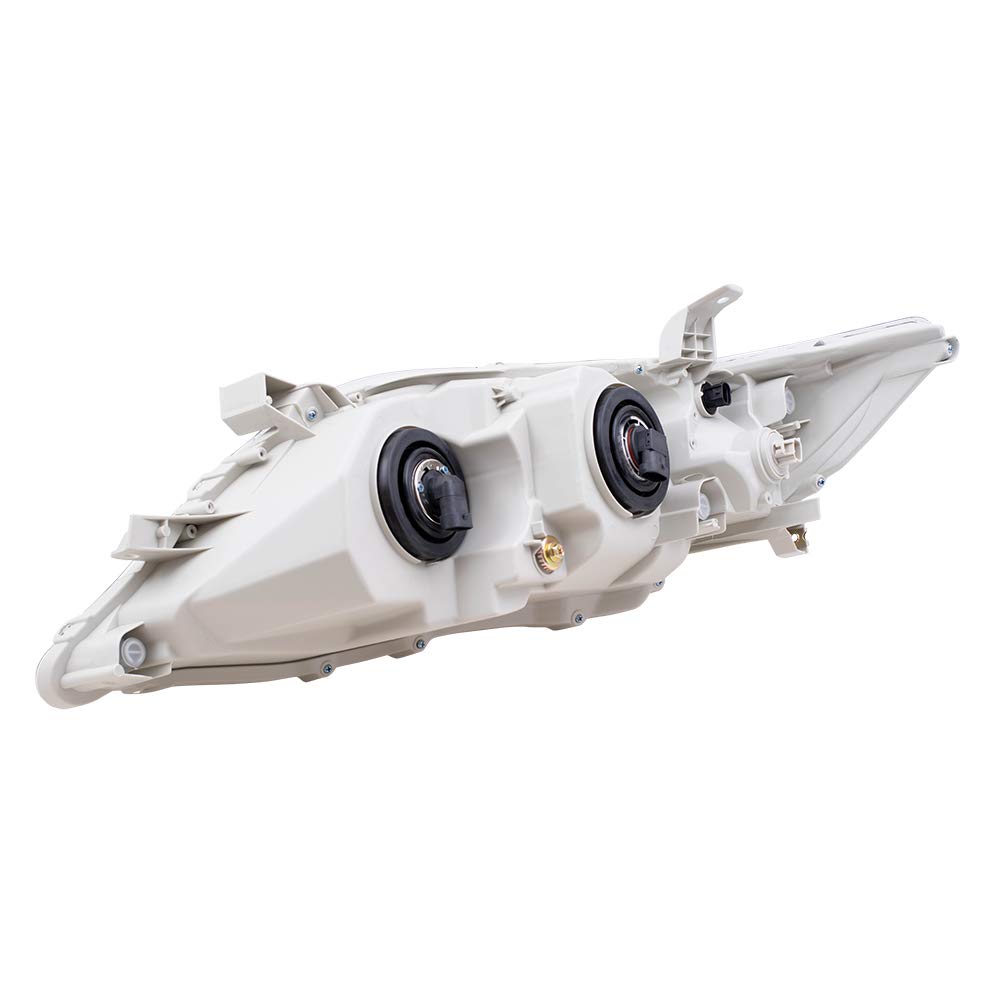 Brock Replacement Headlight Headlamp with Clear Lens Compatible with Toyota Camry 81110-06500 - Perfect for Night Driving & Vehicle Safety